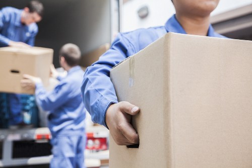 Man and van loading belongings for a Croydon home move
