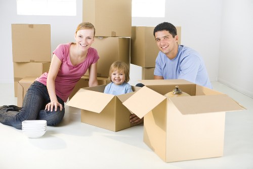Local movers preparing a residential move in Croydon
