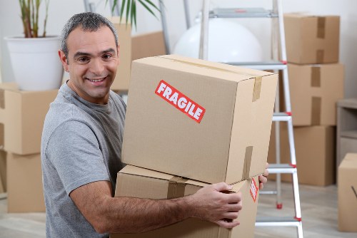 Moving van service helping with a residential move in Croydon