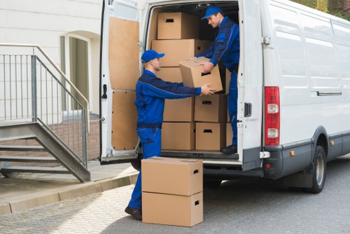 Local house movers working on a Croydon residential move