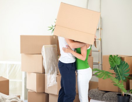 Croydon removals service with boxes and furniture ready for transport