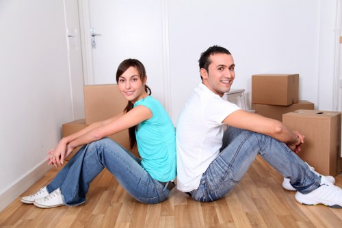 Local moving team handling a flat move in Croydon