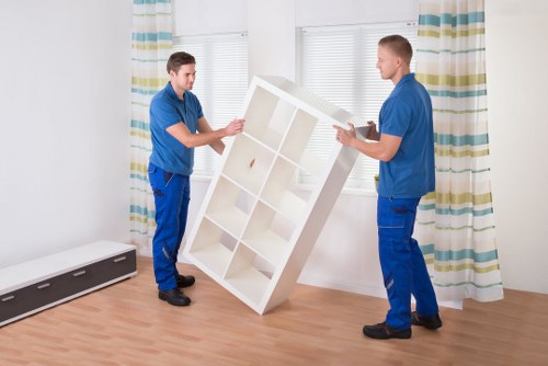 Careful unpacking assistance in a Croydon property